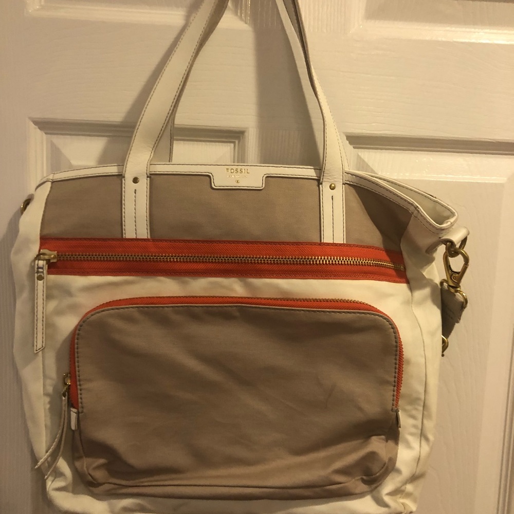 Fossil bag with long and short straps